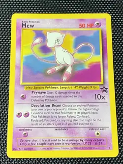 Mew - 8 - Pokemon Wizards Black Star Promo Card LP/NM - Image 1