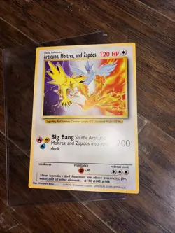 Legendary Birds Pokemon Jumbo Card Articuno Moltres Zapdos #ginger500 - Image 2