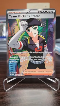 Team Rocket's Proton 227/182 Holo Ultra Rare Destined Rivals 2025 Pokemon TCG NM - Image 1