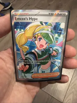 Emcee's Hype 220/182 Sv10: Destined Rivals Holo Pokemon - Image 1