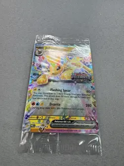 Pokemon TCG Prismatic Evolutions Jolteon EX 030/131 STAMPED Promo Surprise MINT - Image 2