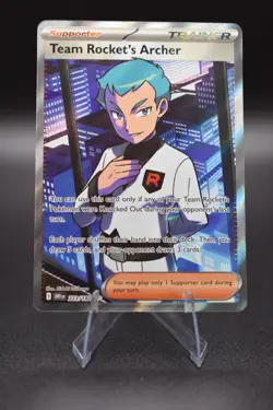 Pokemon TCG Team Rocket's Archer 223/182 Sv10: Destined Rivals Holo NM Ungraded - Image 1