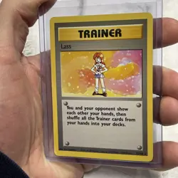 Lass - 75/102 - Base Set Unlimited Rare Trainer Pokemon TCG 1999 - NM Near Mint - Image 2