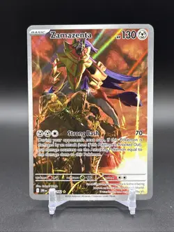 Zamazenta 201/182 IR Illustration Rare Holo Pokemon 2025 Destined Rivals NM (A) - Image 1