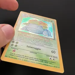 Pokemon Card Venusaur Holo 15/102 Set Base ITA italiano good GD vintage - Image 4