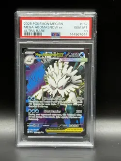 Mega Abomasnow EX Full Art Card 157/132 Evolutions PSA 10 Gem Mint Pokemon TCG - Image 1