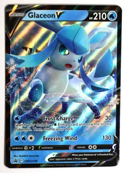 Pokemon TCG Glaceon V - SWSH196 Sword & Shield Holo Promo - Image 1