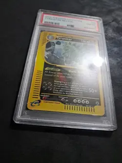 2002 Pokemon Expeditions Tyranitar Reverse Foil PSA 8 - Image 4