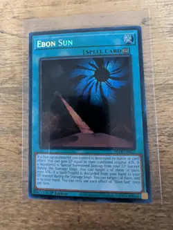 Ebon Sun BLTR-EN027! Secret Rare 1st! NM/VLP! - Image 1