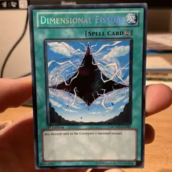 Dimensional Fissure RYMP-EN081 Secret Rare Near Mint 1st Edition Yugioh - Image 1