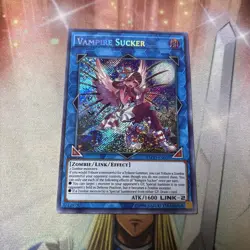 Yugioh TCG Vampire Sucker FLOD-EN050 Secret Rare Unlimited - Image 1