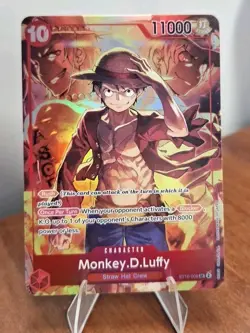 One Piece Monkey D Luffy ST10-006 Treasure Booster Promo Foil Super Rare 006 - Image 1