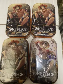 One Piece Tin Pack Set Vol 2 | TS-02 OP-13. Lot of 4 RARE IN HAND SEALED - Image 1