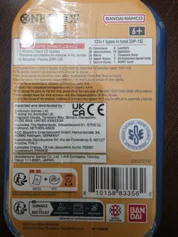 Bandai Namco One Piece Card Game Tin Pack art Set Vol.2 (TS-02, OP-13) Lot Of 3 - Image 3
