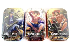 ONE PIECE CARD GAME - TIN PACK VOL. 2 - Set of 3 SEALED - Image 1