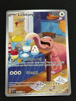 Pokemon Lickitung Holo Card TCG SV05: Temporal Forces 180/162 - Image 1