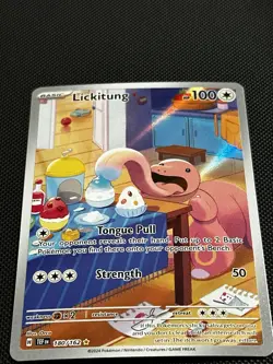 Pokemon Lickitung Holo Card TCG SV05: Temporal Forces 180/162 - Image 2