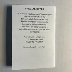 Redemption Starter Decks 2nd Edition C & D Collectible Trading Cards - Complete - Image 5