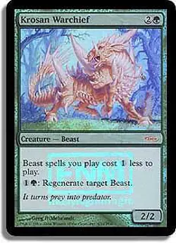 Krosan Warchief (FNM) FOIL Promo HEAVILY PLD Creature Special MTG CARD ABUGames - Image 1