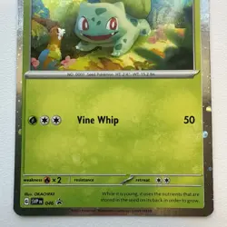 Bulbasaur Holo Poster Collection Promo SVP 046 Pokemon Card NM - Image 3