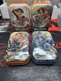 One Piece Card Game Mini Tin Vol. 2 Lot of 4 – Random Art Tins OP-13 Sealed - Image 2