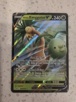 Alolan Exeggutor V 005/078 Pokemon GO Holo Tcg Card NM +🎁 - Image 1
