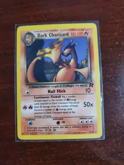 Pokemon Card Dark Charizard 21/82 Team Rocket-Unlimited Edition Regular NON HOLO - Image 1