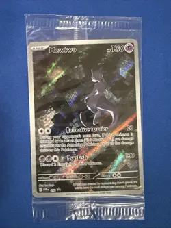 Pokemon Mewtwo 052 Scarlet & Violet Promo Holo Card Sealed - Image 1