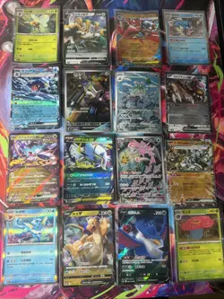 Pokemon 16 Card Lot nm V Max Mega Amazing Ex HOLO Rare Hits Only F13 - Image 1