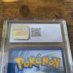 Pokemon Greedent ex 179/197 Obsidian Flames EX Tera Holo CGC 8.5 Card 2023 - Image 4