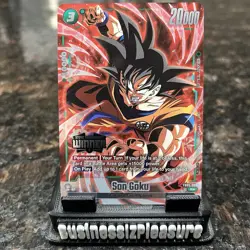 Son Goku FB05-053 Alternate Art WINNER Foil Dragon Ball Super Card Game | NM - Image 1