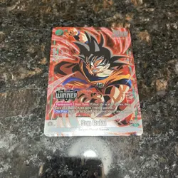 Son Goku FB05-053 Alternate Art WINNER Foil Dragon Ball Super Card Game | NM - Image 4