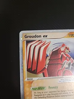 Groudon EX - 038 - Pokemon Black Star Promo Card Vintage VLP - Image 3