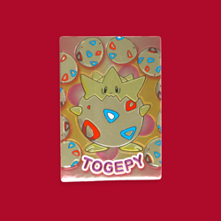 TOGEPY--JAPANESE MEIJI EMBOSSED PROMO FOIL POKEMON CARD - Image 1