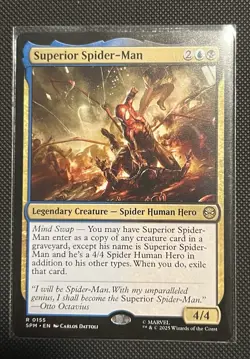 MTG Marvel's Spider-Man Superior Spider-Man 155 Rare Card NM/MT Condition - Image 1