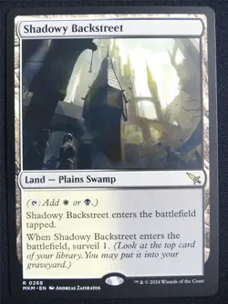Shadowy Backstreet - MKM - Mtg Card #230 - Image 1