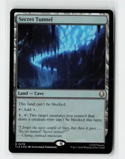 Secret Tunnel Avatar FOIL Magic The Gathering MTG Card - Image 1