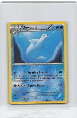 DEWGONG 16/124 - XY Fates Collide - REVERSE HOLO - POKEMON CARD - LP - Image 1