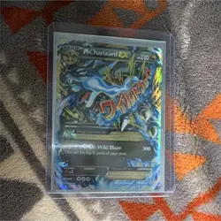 Pokemon M Charizard EX Secret Rare Full Art Holo Flashfire 108/106 2016 Card - Image 1