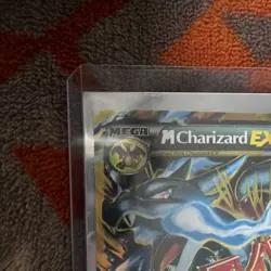 Pokemon M Charizard EX Secret Rare Full Art Holo Flashfire 108/106 2016 Card - Image 5