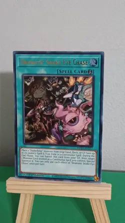 2025 Yugioh Dramatic Snake-Eye Chase Spell Card MP25-EN167 Ultra Rare - Image 3