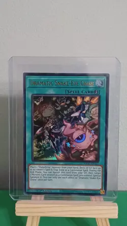 2025 Yugioh Dramatic Snake-Eye Chase Spell Card MP25-EN167 Ultra Rare - Image 5