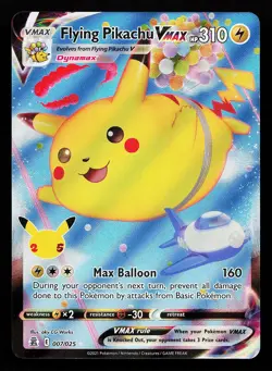 Flying Pikachu VMAX 007/025 Ultra Rare Celebrations Pokemon Card - Image 1