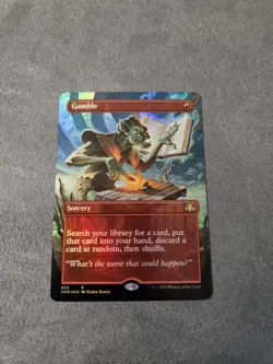 Gamble Dominaria Remastered MTG Card #433 2023 Borderless Foil - Image 1