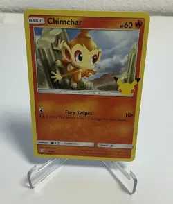 Pokemon Card - Chimchar (12/25) 2021 McDonalds 25th Anniversary Promo Non Holo - Image 1