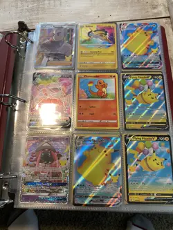 Binder Of Over 350 Card Pokemon And Dragon Ball Z All In Plastic In Nice Con - Image 2