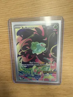 Pokemon Mega Evolution Bulbasaur Illustration Card 133/132 - Image 1