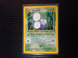 LP (Unlimited) Pokemon JUMPLUFF Card NEO GENESIS Set 7/111 Holo Rare WOTC - Image 1