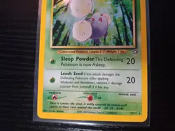 LP (Unlimited) Pokemon JUMPLUFF Card NEO GENESIS Set 7/111 Holo Rare WOTC - Image 3