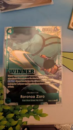 Roronoa Zoro Winner Pack 2025 Vol. 3 R One Piece Promotion Cards EB02-019 NM - Image 1